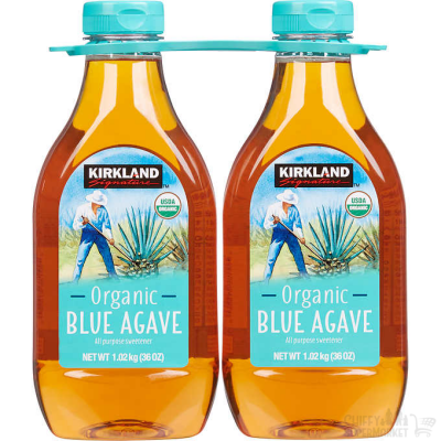 Two Bottle pack of Kirkland Organic Blue Agave